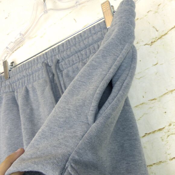 Wild Fable Shorts Womens L Gray High Rise Elastic Waist Fleece Dolphin Style - Picture 7 of 11